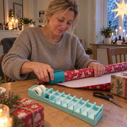 Relvuno - 2-i-1 Julklappskit – rakare snitt & tejpen alltid redo